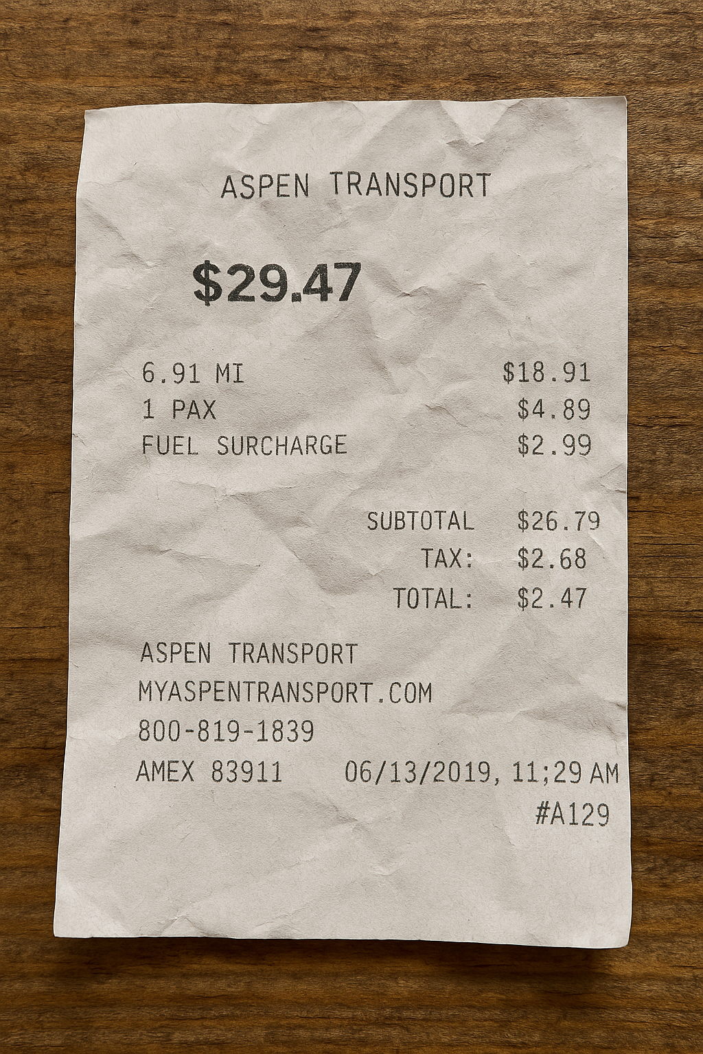 POS Receipt