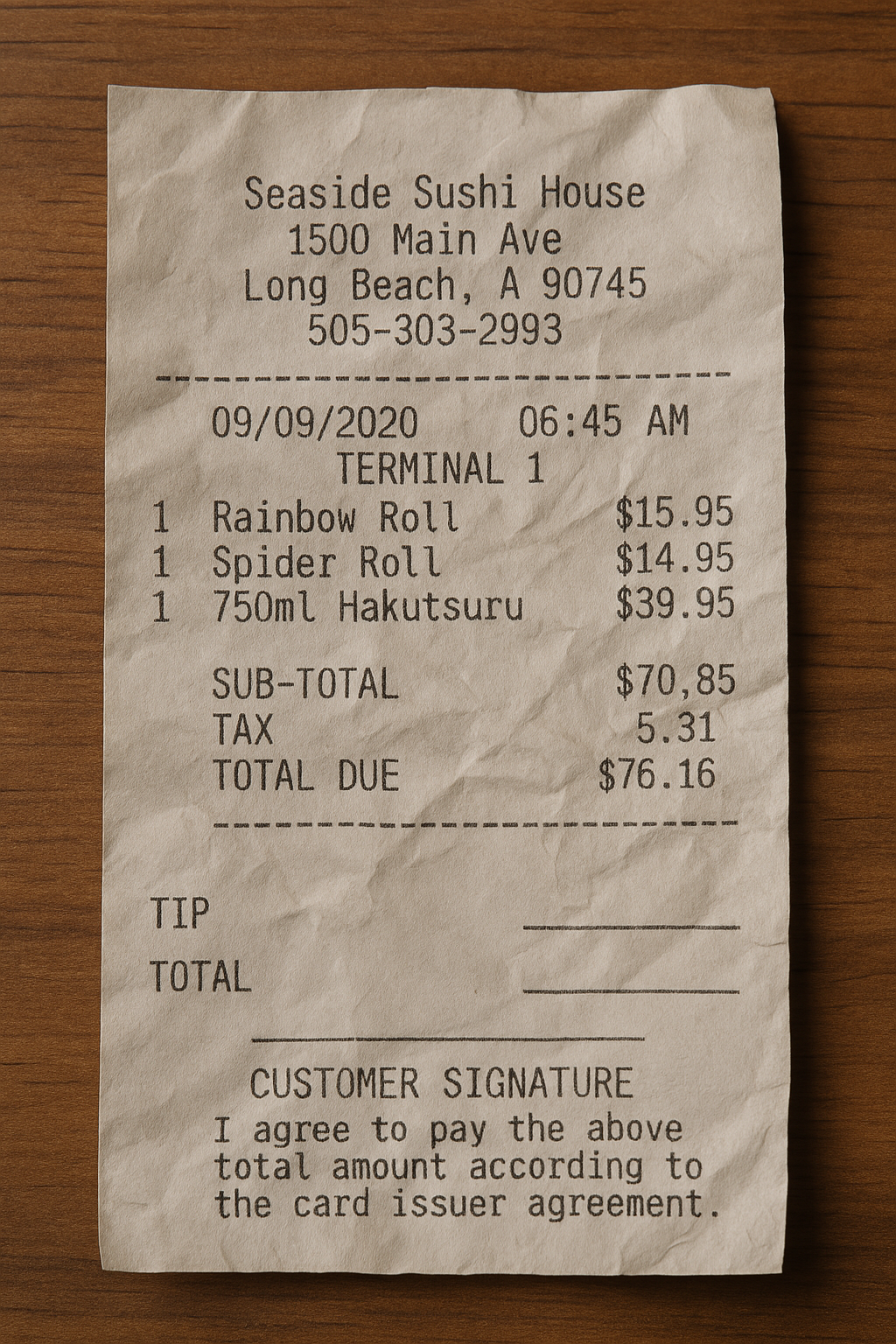 Restaurant Signature