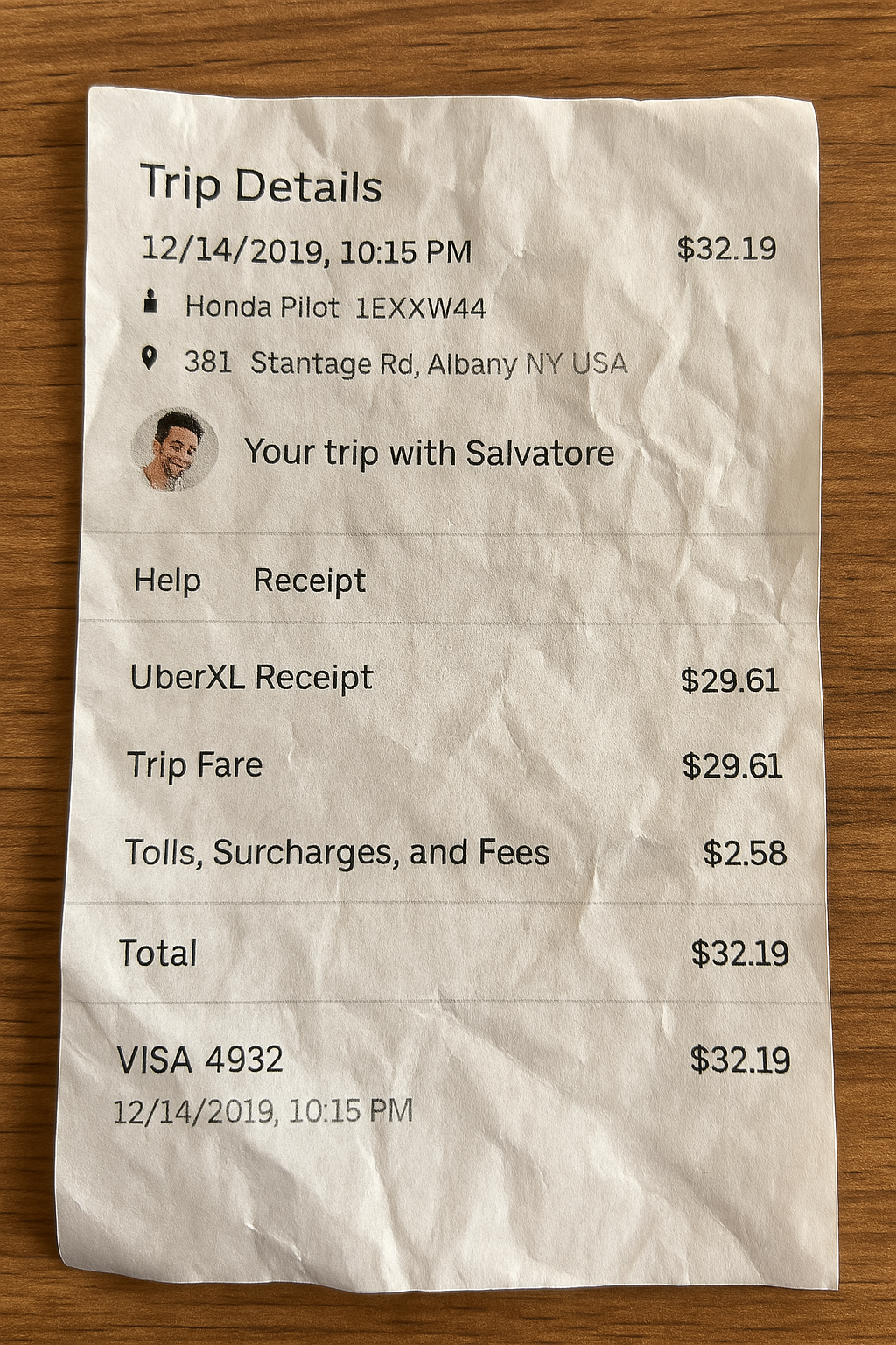 Uber Rideshare Mobile 2019